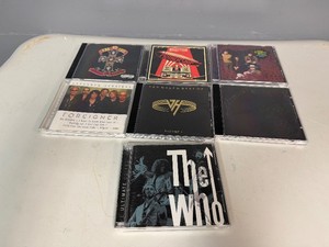 Classic Rock and Heavy Metal CDs - Iconic Bands (7 CDs) - Guns N Roses, Led Zepplin, Foreigner, Van Halen, Metallic, The Who.