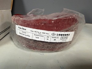 CGW Abrasives 24 Grit Ceramic Fiber Disc 7 x 78 (Qty 17)