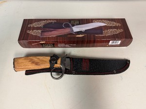 Sharps Cutlery SHP-142WW 12 Bowie Knife, Stainless Steel Blade and Walnut Wood Handle