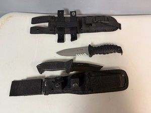 CRKT and Tactical Fixed Blade Knives both 9.5 Overall