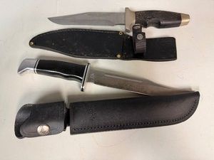 Redneck Toothpick 440 Stainless Steel Knife 11 Overall and Buck 120 Proline Knife 12 Overall