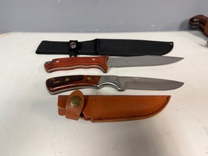 Outdoor Hunting Fixed Blade Knives 10 and 11 34 Overall