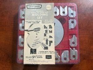 Vintage Craftsman Radial Bench Saw Molding Kit (Like New) Used little.  5 12 Cutting Diameter