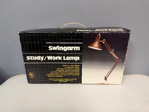 Swing Arm StudyWork Lamp Dark Brown Color (New in Box)