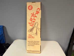 Swing Arm StudyWork Lamp Orange Color (New in Box)
