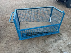 Heavy Duty Metal Industrial Cart. Wood Bottom, Four Caster Wheels - Back Wheels Swivel.  4 (53 including handle) x 2 x 30 12.  Wheels Work but Recommend Replacement.