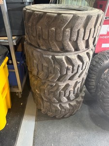 Set of Four Heavy Duty Bobcat Tires 12-16.5 NHS