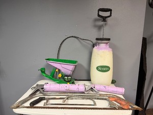Handyman and Lawn Care Tools - Hand Saws, Caulk Guns, Sprayer, Seeder