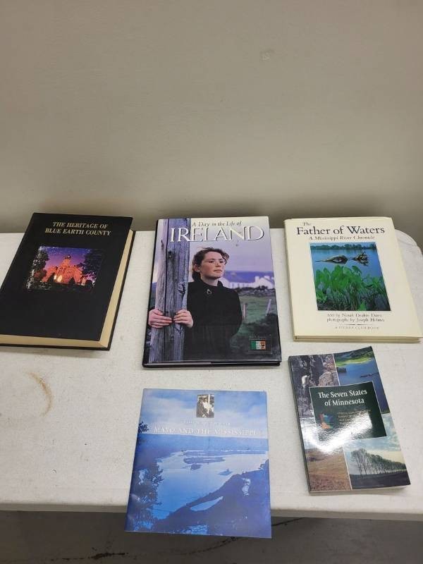 Regional History & Travel Book Lot Blue Earth County Ireland Mississippi