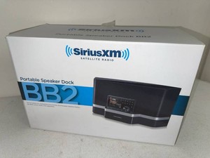 SiriusXM Portable Speaker Dock BB2 Model SXABB2 Satellite Radio