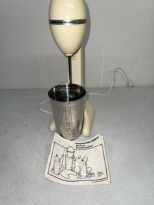 Vintage Hamilton Beach Deluxe DrinkMaster Mixer w Cup & Manual