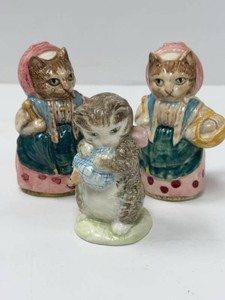 Beswick Beatrix Potter Figurines Miss Moppet & Cousin Ribby Set