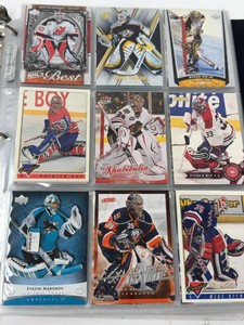 Lot of Assorted NHL Hockey Trading Cards Stars Goalies Inserts Relic