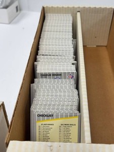 1989 Fleer Baseball Card Partial Set Lot w Checklists Team Commons
