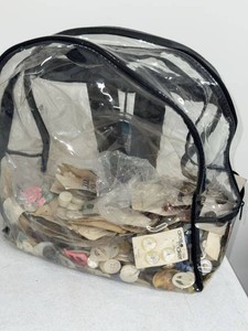 Vintage Sewing Button Lot Mixed Carded & Loose Craft Notions in Bag