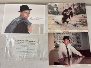 Frank Sinatra Signed Photo & Tony Rome Lobby Cards With COA