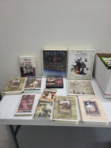 Religious VHS & Cassette Tape Lot G.A. Henty Jeff Myers Vision Forum