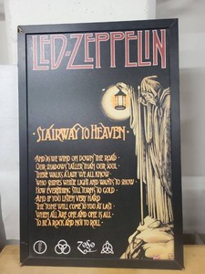 Led Zeppelin Stairway to Heaven Framed Poster Bravado Funky 2002