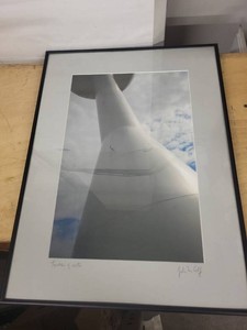 Signed Framed Photograph Tower of Water Modern Architectural Print Signed by Professional Photographer John McCally 11