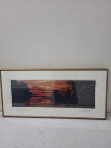 Stan Jorstad Signed Madeline Island Magic Panoramic Photograph  Big Bay Town Park, Wisconsin  Personal Provenance