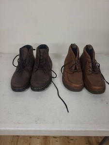Dr. Martens Leather Boots Shoes Brown Mens US 10 Assorted Lot