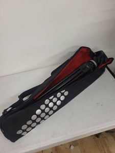 Sachtler Ace M Fluid Head Video Tripod w Carry Case Pan Bar