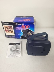 Polaroid OneStep 600 Express Instant Camera w Box & Manual