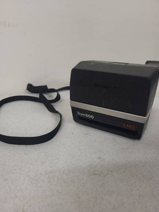 Polaroid Sun 600 LMS Instant Film Camera Black with Strap