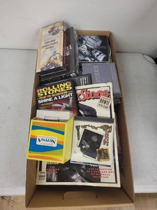 Box Lot of Music CDs DVDs Rolling Stone Magazine & Media Mix