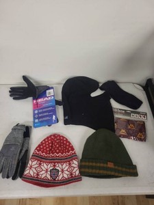 Winter Accessories Lot HEAD Gloves Danner Beanie Balaclava Gaiter