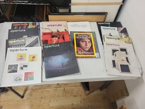 Mixed Lot of Aperture Photography Magazines Books and Household Tools