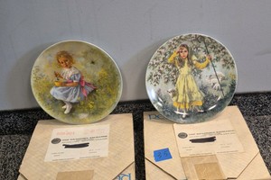 vintage reco mother goose collector plates