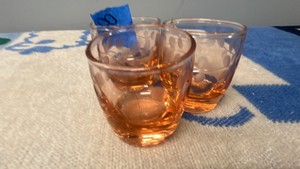 pink shot glass