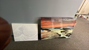 Ocean wave art