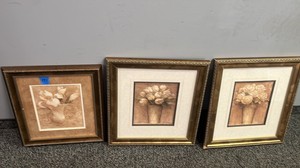 framed flower art