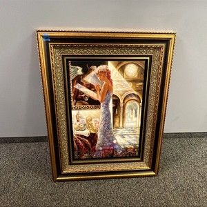 Peter Nixon Song From a Distant Room Framed Hand Embellished Giclee Canvas