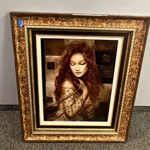 Csaba Markus Framed Hand Embellished Mixed Media Canvas Art Print
