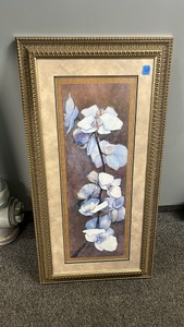 framed flower art