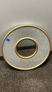 round tin mirror
