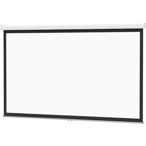 DA-LITE 36457 Model B Manual 109 Matte White Video Projector  Projection Screen with CSR - New in Box - and Wall Mounting Hardware