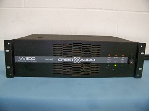 Crest Audio Tour Class TourClass VS1100 Heavy-Duty Solid-State Two-Channel Analog Pro Audio Power Amplifier