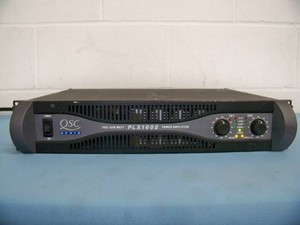 QSC PLX1602 Lightweight 2-Rack Space 1100-Watt Pro Audio Power Amplifier