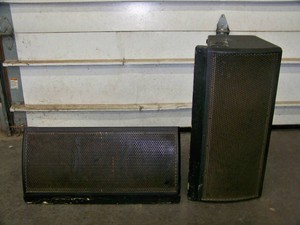 (PAIR) JBL Marquis Series MS28 Vintage Ultra-Low Profile Passive 2-Way Full Range Loudspeakers  Speakers