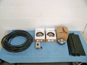 (3) JBL High-Frequency Drivers, Quam Volume Control, Section of Coaxial Cable and Selection of Rack Spacers