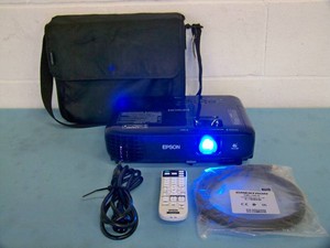 Epson PowerLite 1266 Wireless WXGA 3LCD Widescreen Portable HD Projector  Projection System