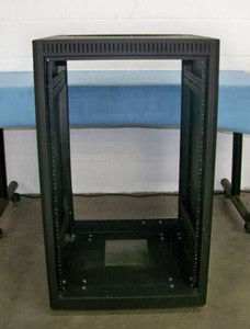 Mid-Size Audio  Video (AV) Equipment Rack  Enclosure on Casters