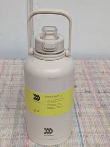 64oz Stainless Steel Vacuum Insulated Water Bottle Chalk - All In Motion Portable Drinkware