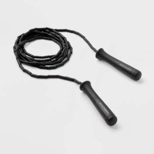 1.6 Segmented Jump Rope - Black - All In Motion Polypropylene & TPR Material