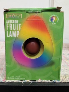 FunDay Avocado Fruit Lamp 7 Tall