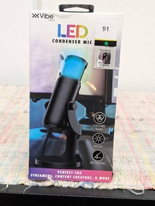 LED Condenser Mic by Sound Vibe